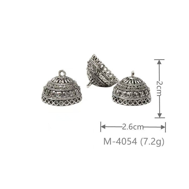 Larger Bail Caps Large Cone Caps, Metal Caps, 50pcs