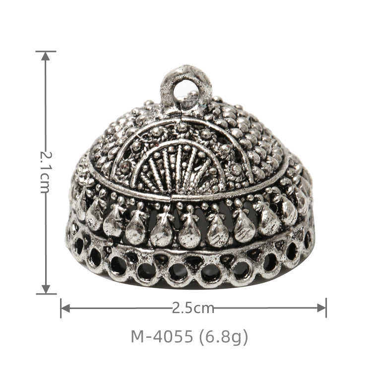 Larger Bail Caps Large Cone Caps, Metal Caps, 50pcs