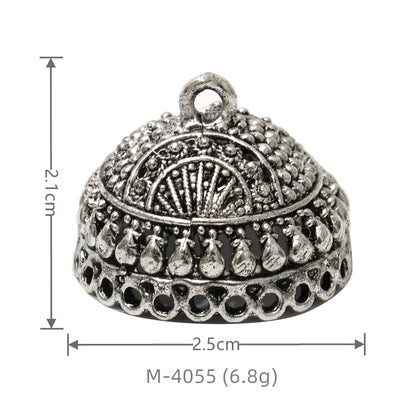 Larger Bail Caps Large Cone Caps, Metal Caps, 50pcs
