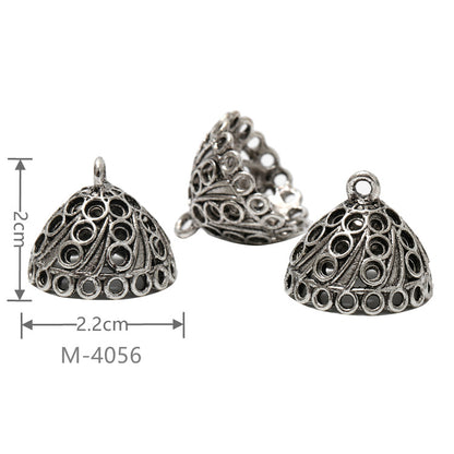 Larger Bail Caps Large Cone Caps, Metal Caps, 50pcs