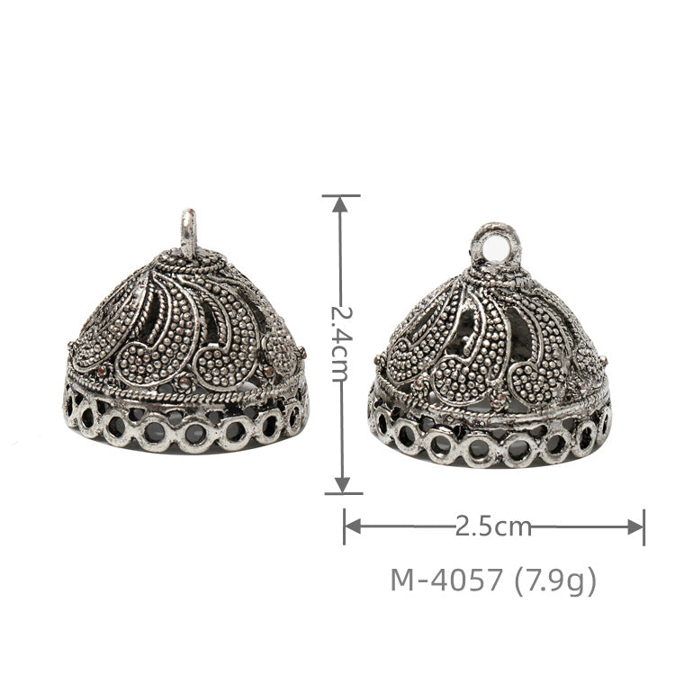 Larger Bail Caps Large Cone Caps, Metal Caps, 50pcs