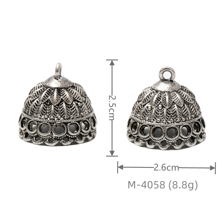 Larger Bail Caps Large Cone Caps, Metal Caps, 50pcs