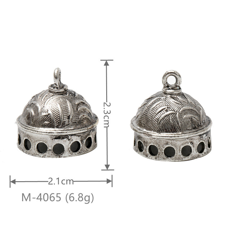 Larger Bail Caps Large Cone Caps, Metal Caps, 50pcs