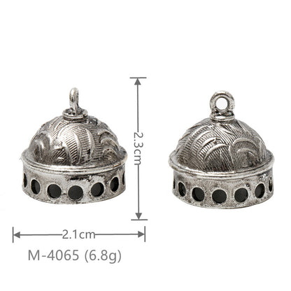 Larger Bail Caps Large Cone Caps, Metal Caps, 50pcs