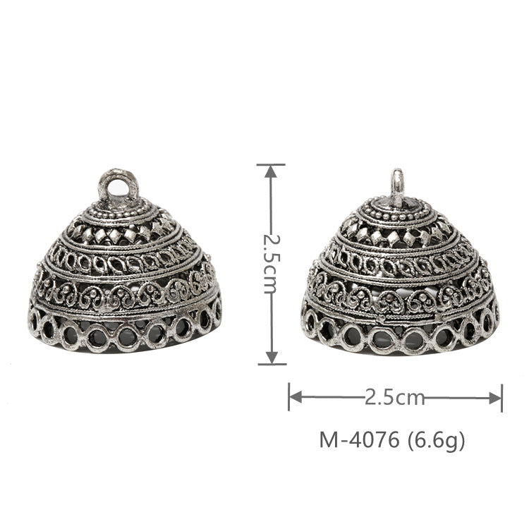 Larger Bail Caps Large Cone Caps, Metal Caps, 50pcs