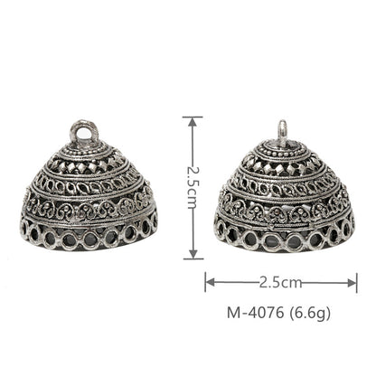 Larger Bail Caps Large Cone Caps, Metal Caps, 50pcs