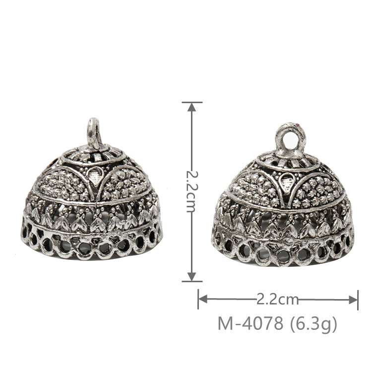 Larger Bail Caps Large Cone Caps, Metal Caps, 50pcs