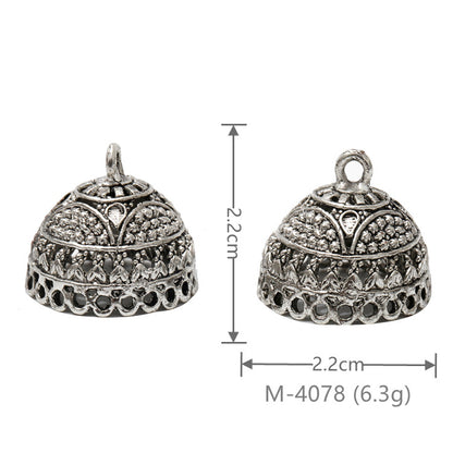 Larger Bail Caps Large Cone Caps, Metal Caps, 50pcs