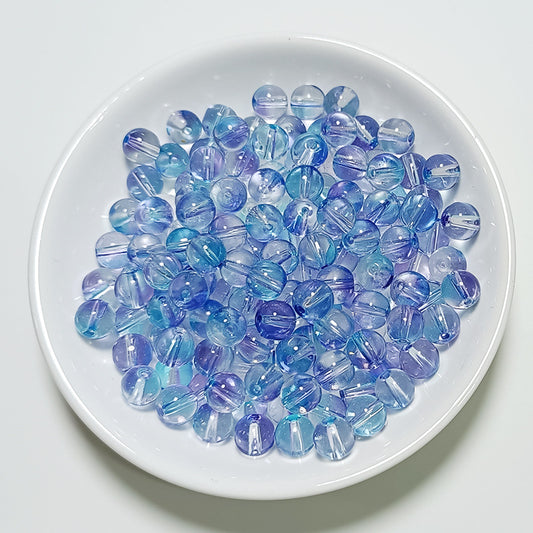 Gradient Beads, Glass Beads , Round Glass Beads, 8mm, 500pcs
