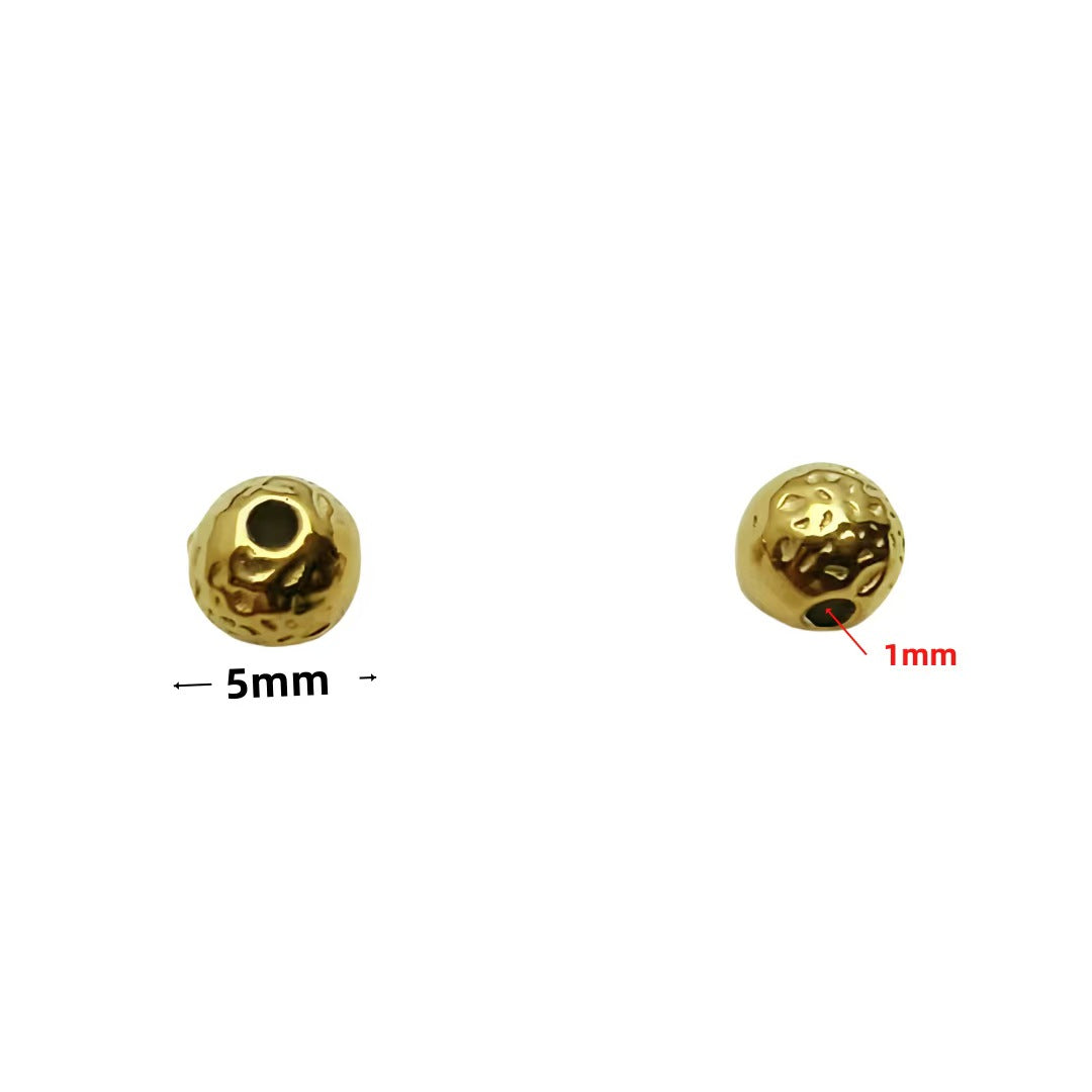 Stainless Steel Spacer Beads, 10pcs