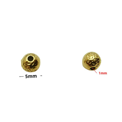 Stainless Steel Spacer Beads, 10pcs