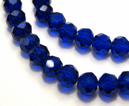 2mm, 3mm, 4mm,6mm 8mm 10mm Roundelle Glass beads, 50 strands