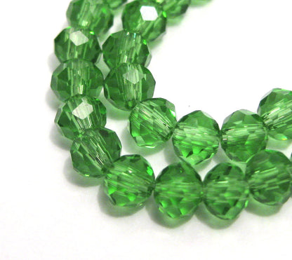 2mm, 3mm, 4mm,6mm 8mm 10mm Roundelle Glass beads, 50 strands
