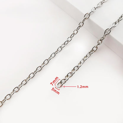 Iron Cable Chain, 4-5mm, 10 meters
