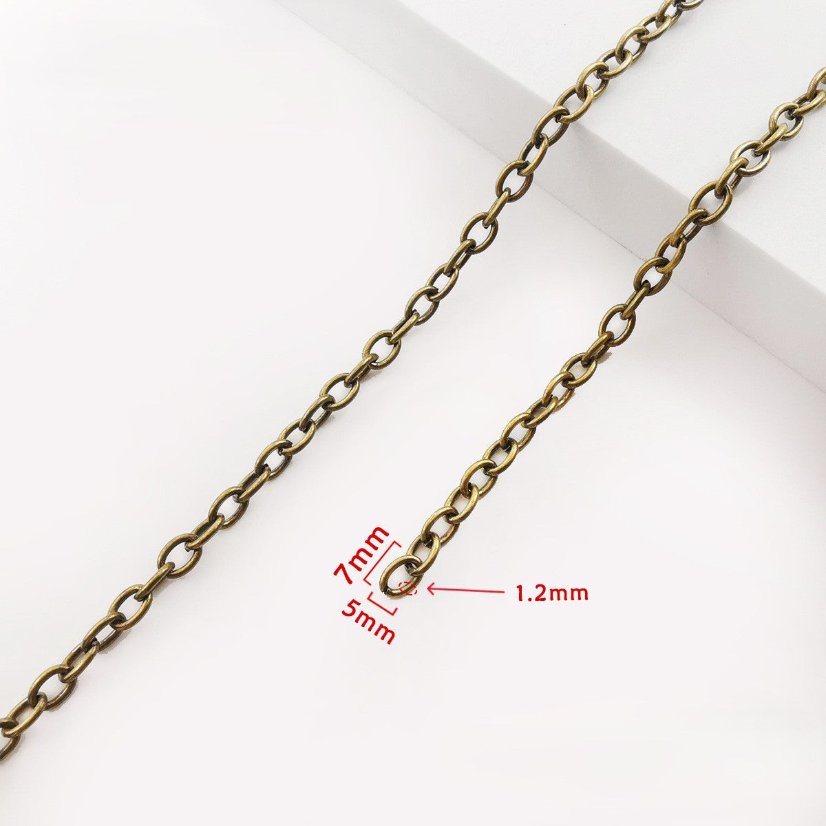 Iron Cable Chain, 4-5mm, 10 meters