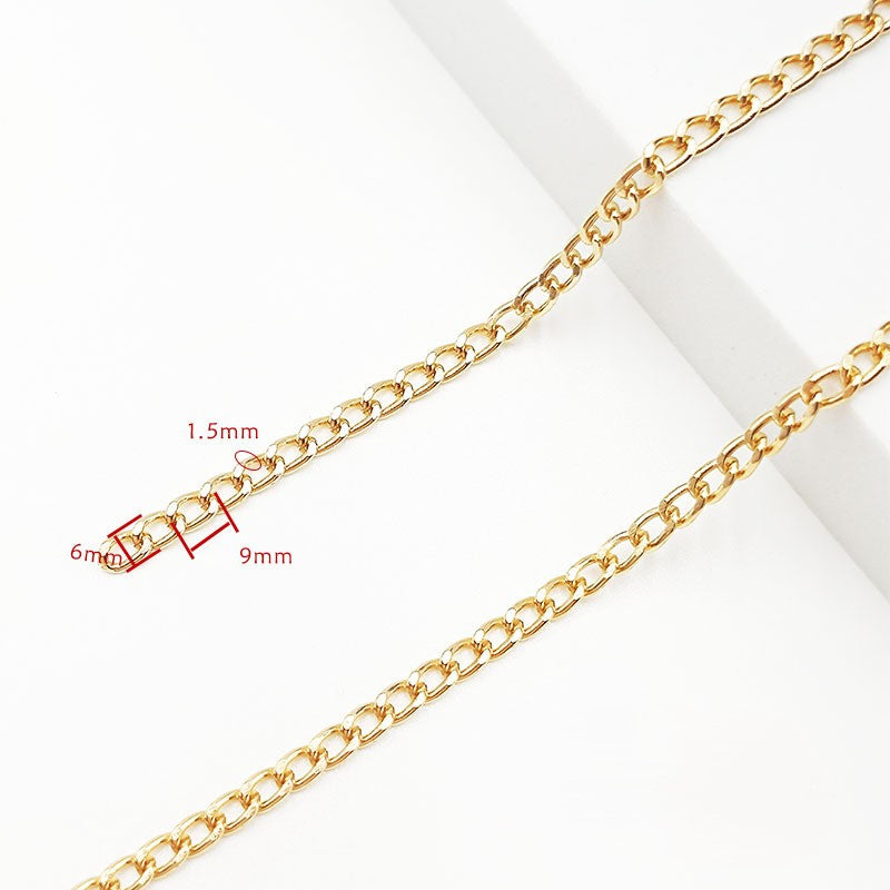 Aluminum chain, 3.5-8mm, 10 meters