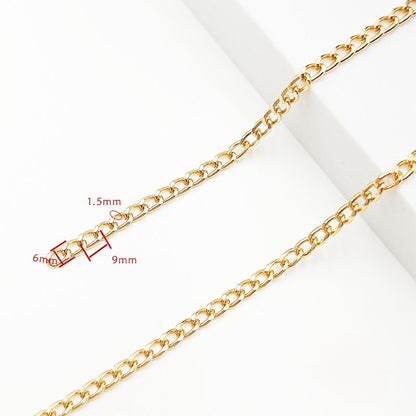 Aluminum chain, 3.5-8mm, 10 meters