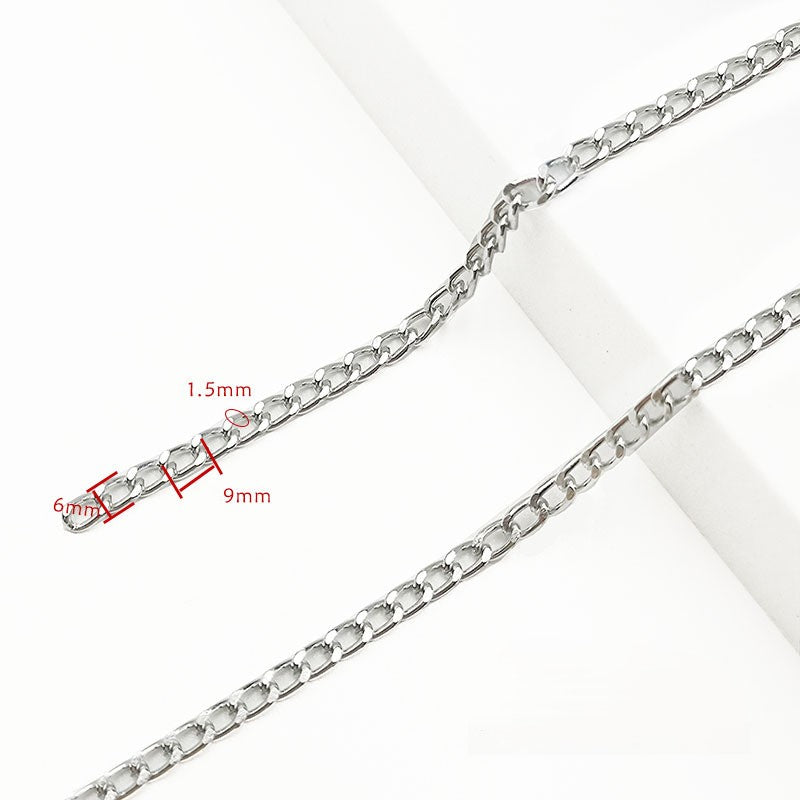 Aluminum chain, 3.5-8mm, 10 meters