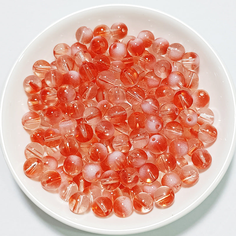Gradient Beads, Glass Beads , Round Glass Beads, 8mm, 500pcs