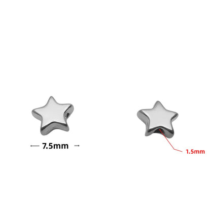 Stainless Steel Spacer Beads, 10pcs