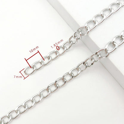 Aluminum chain, 3.5-8mm, 10 meters