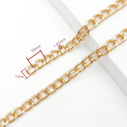 Aluminum chain, 3.5-8mm, 10 meters