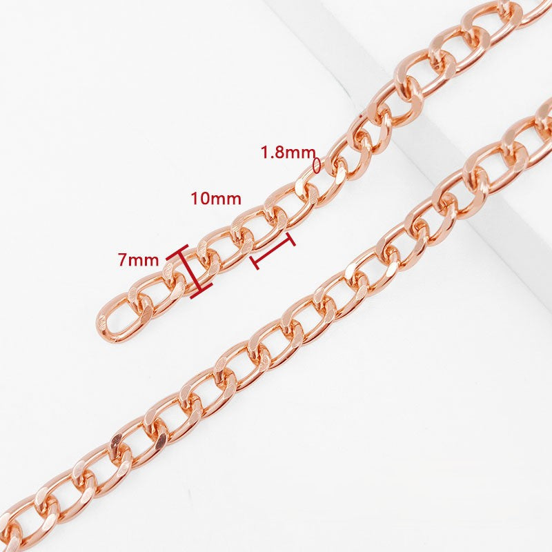 Aluminum chain, 3.5-8mm, 10 meters