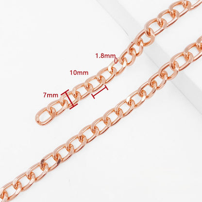 Aluminum chain, 3.5-8mm, 10 meters
