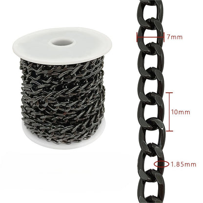 Aluminum Chain, 6-8mm, 2 Rolls
