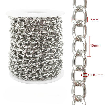 Aluminum Chain, 6-8mm, 2 Rolls