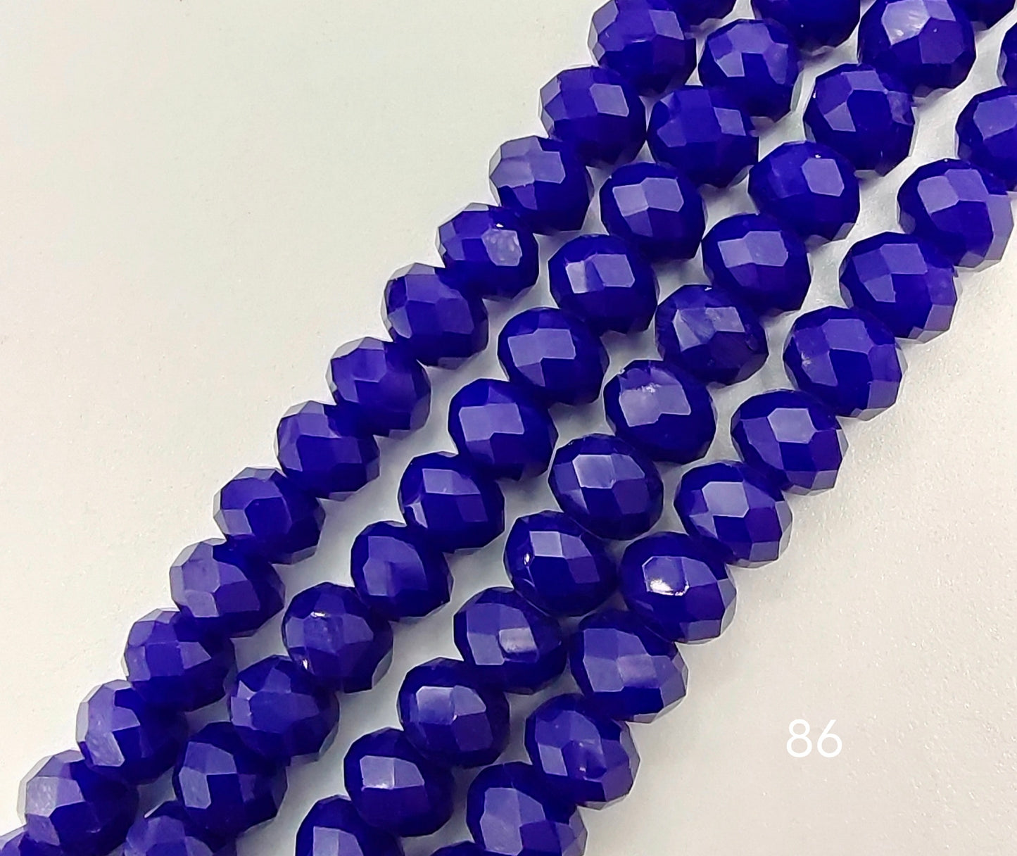 2mm,3mm,4mm,6mm, 8mm, 10mm Opaque Roundelle Glass beads, 50 strands