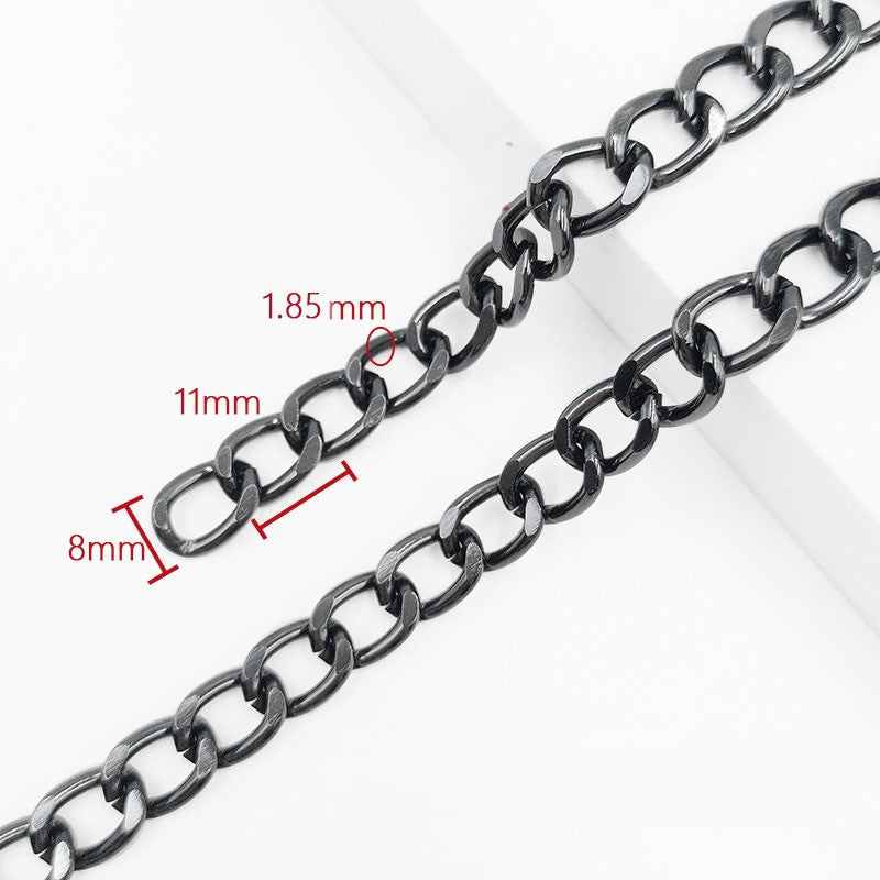 Aluminum chain, 3.5-8mm, 10 meters