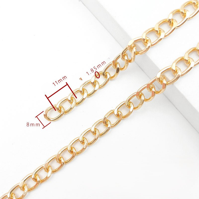 Aluminum chain, 3.5-8mm, 10 meters