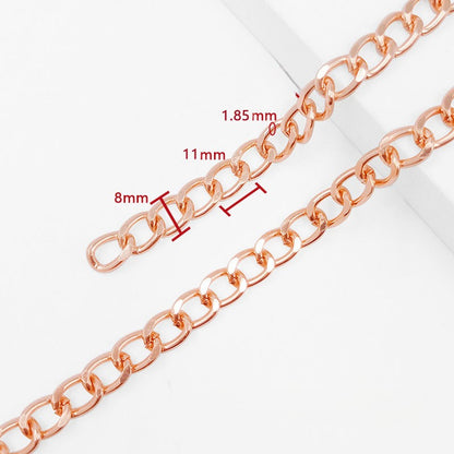 Aluminum chain, 3.5-8mm, 10 meters