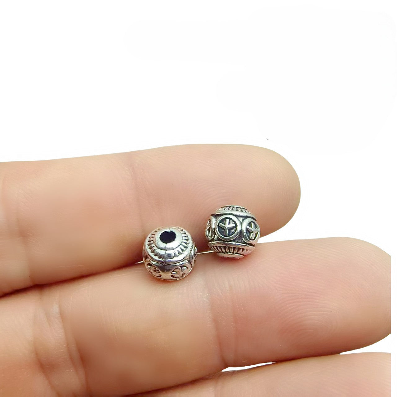 Antique Silver Spacer Beads