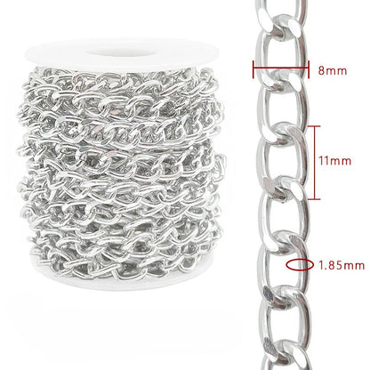 Aluminum Chain, 6-8mm, 2 Rolls