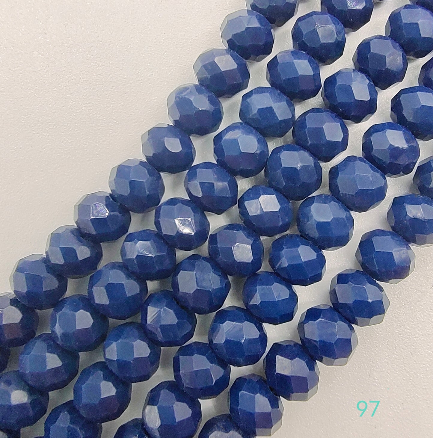 2mm,3mm,4mm,6mm, 8mm, 10mm Opaque Roundelle Glass beads, 50 strands