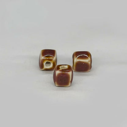 Ceramic Beads, Cube, 8mm,  200pcs