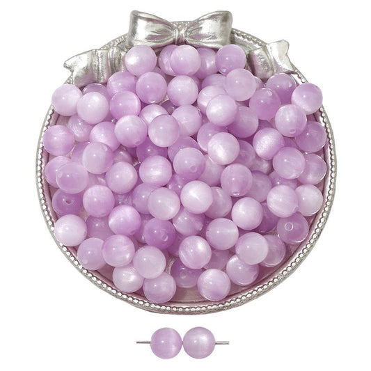 Cat Eye Resin Beads 8mm, 10mm, 500pcs