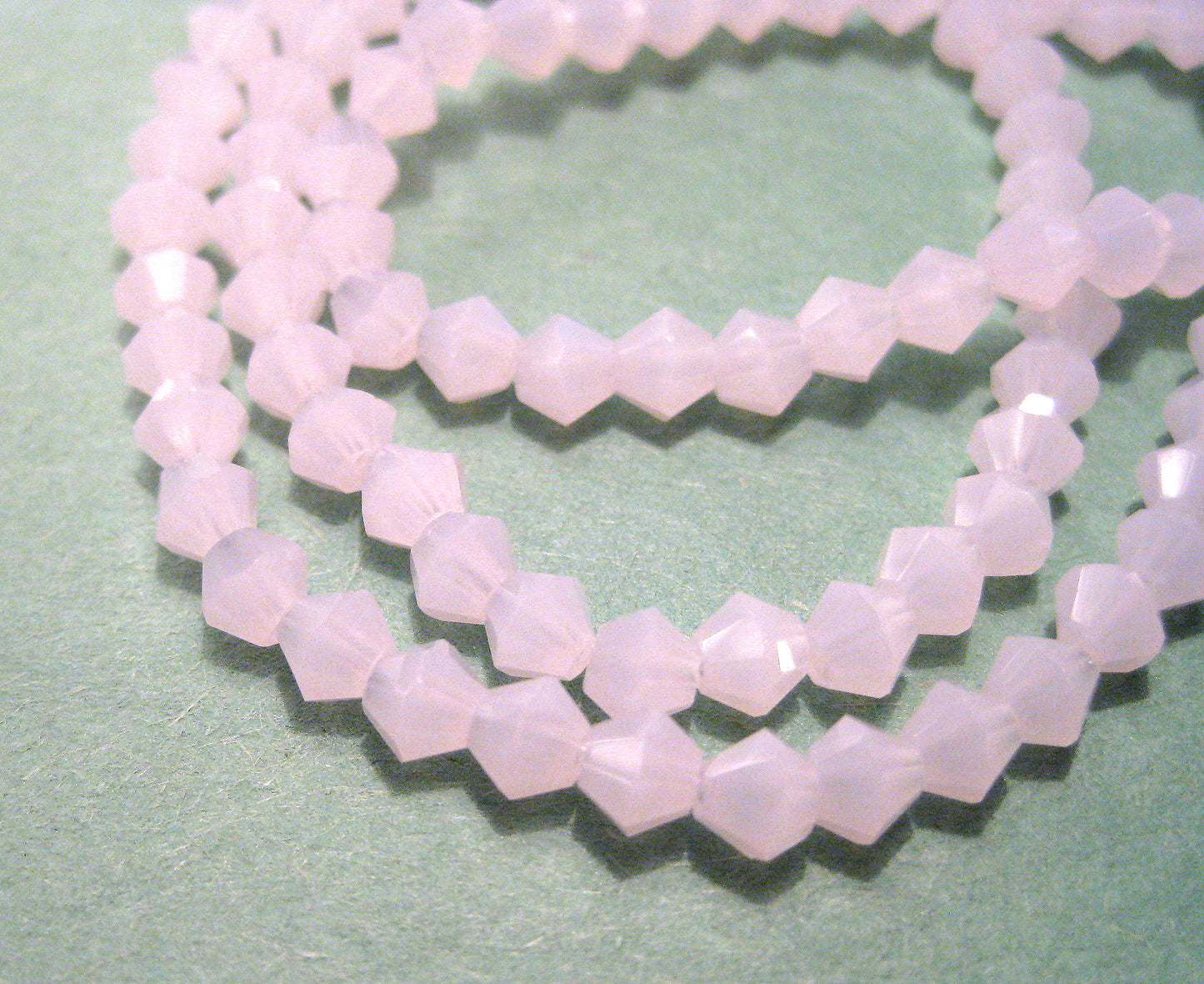 2mm,3mm,4mm,6mm,   Bicone Opaque Glass beads, 50 strands