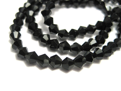 2mm,3mm,4mm,6mm, 8mm,  Bicone Glass beads, 50 strands