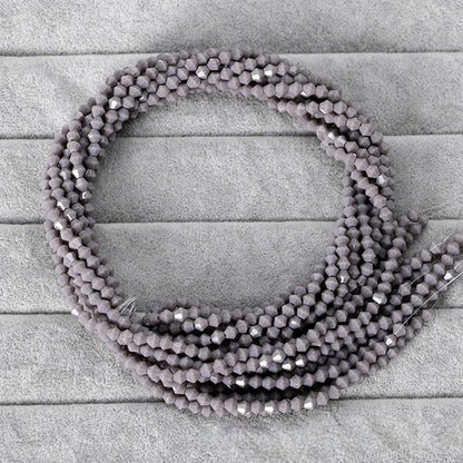 2mm,3mm,4mm,6mm,   Bicone Opaque Glass beads, 50 strands