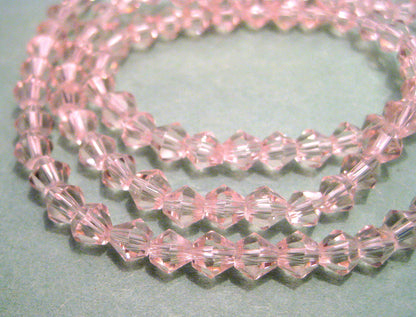 2mm,3mm,4mm,6mm, 8mm,  Bicone Glass beads, 50 strands