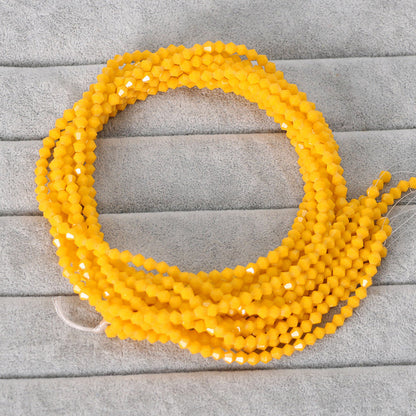 2mm,3mm,4mm,6mm,   Bicone Opaque Glass beads, 50 strands