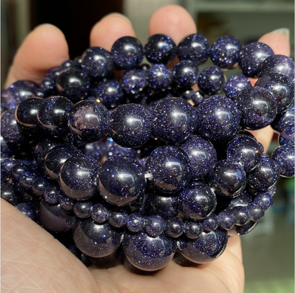 Natural Gemstone Beads, 4mm-12mm, Smooth Round ,1strand