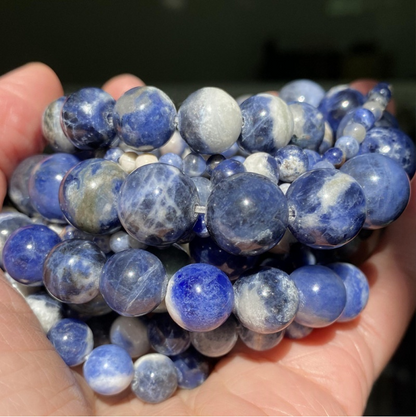 Natural Gemstone Beads, 4mm-12mm, Smooth Round ,1strand