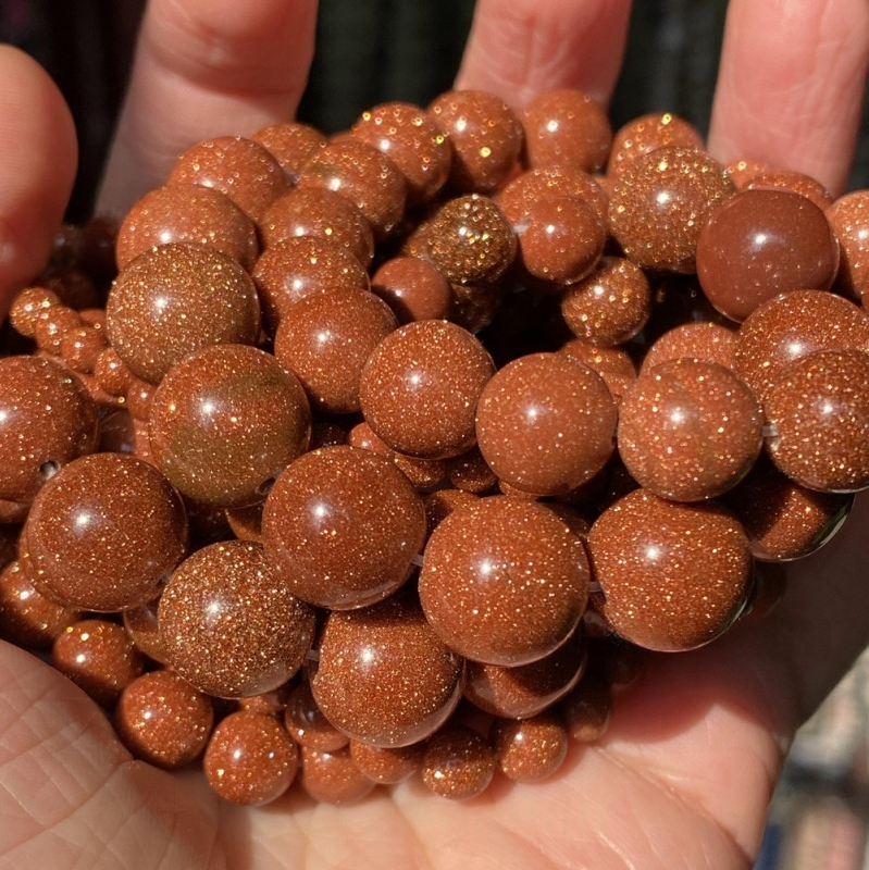 Natural Gemstone Beads, 4mm-12mm, Smooth Round ,1strand