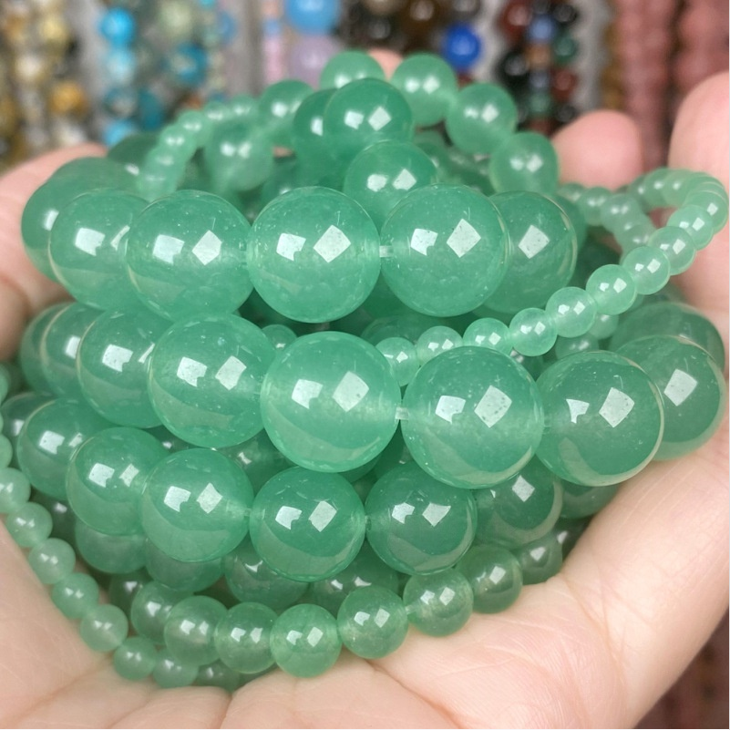 Natural Gemstone Beads, 4mm-12mm, Smooth Round ,1strand