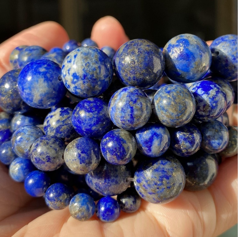 Natural Gemstone Beads, 4mm-12mm, Smooth Round ,1strand