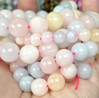Natural Gemstone Beads, 4mm-12mm, Smooth Round ,1strand
